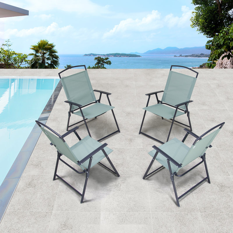 Latitude Run® Spooner Folding Patio Dining Chair & Reviews Wayfair Canada